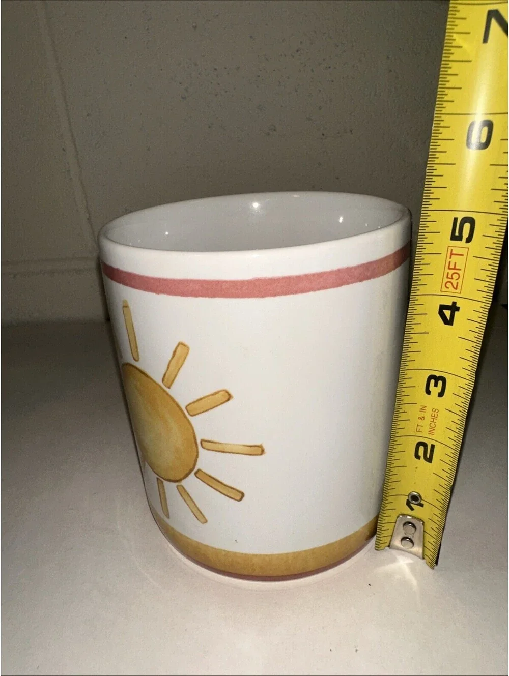 HELLO SUNSHINE COFFEE MUG GREETINGS Art Deco Mug Large